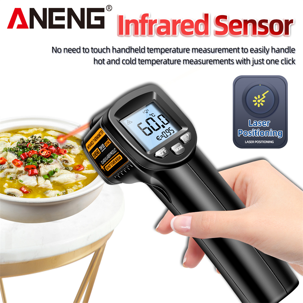 Industrial Laser Thermometer Gun - Thermomètre Laser infrarouge pistolet de température