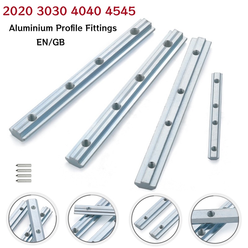 Aluminum T-Slot Profile - Connecteur interne droit pour profilés en