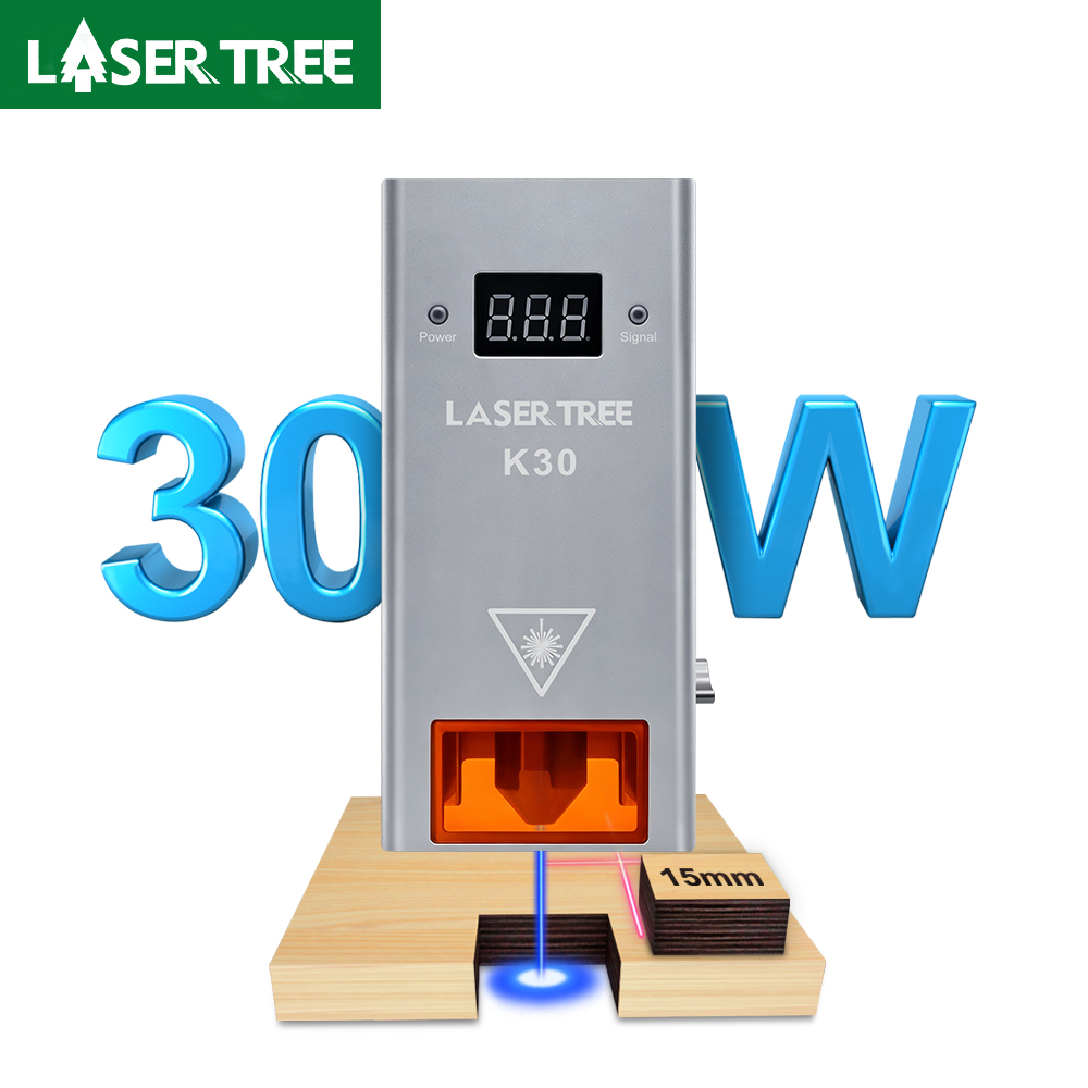 Metal Laser Cutter Head - Laser arbre K30 30W Module Laser