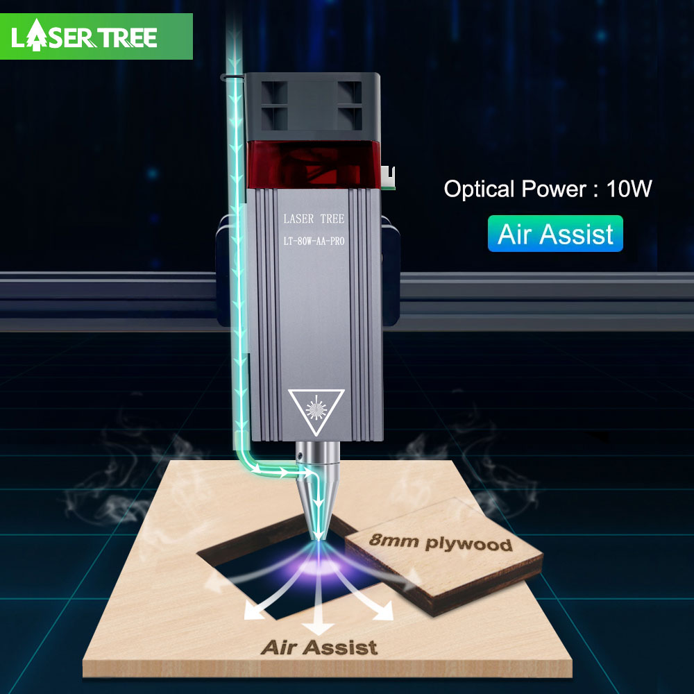 Metal Laser Cutter Head - Module laser LASER TREE 20w 40W
