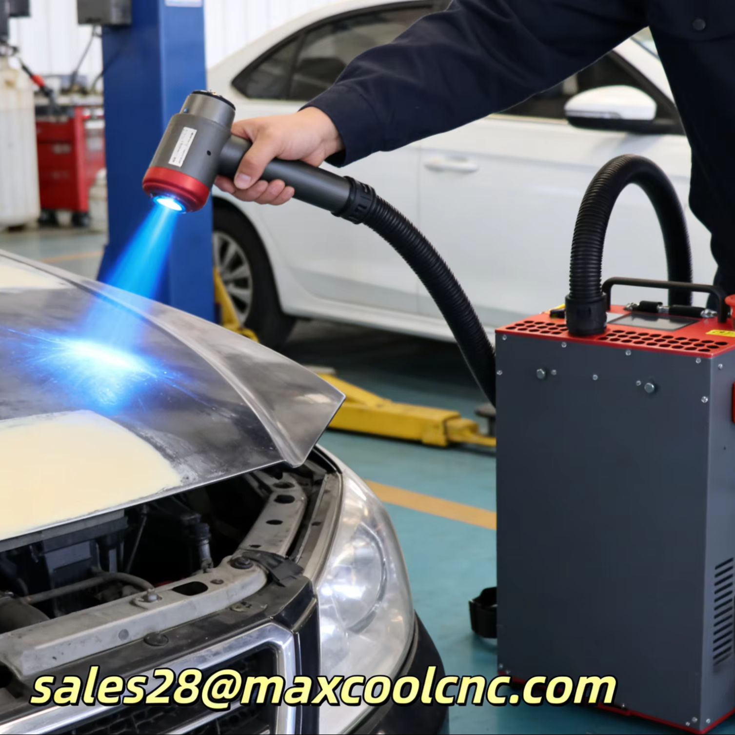 Industrial Laser Paint Remover - Machine de nettoyage Laser pour sac