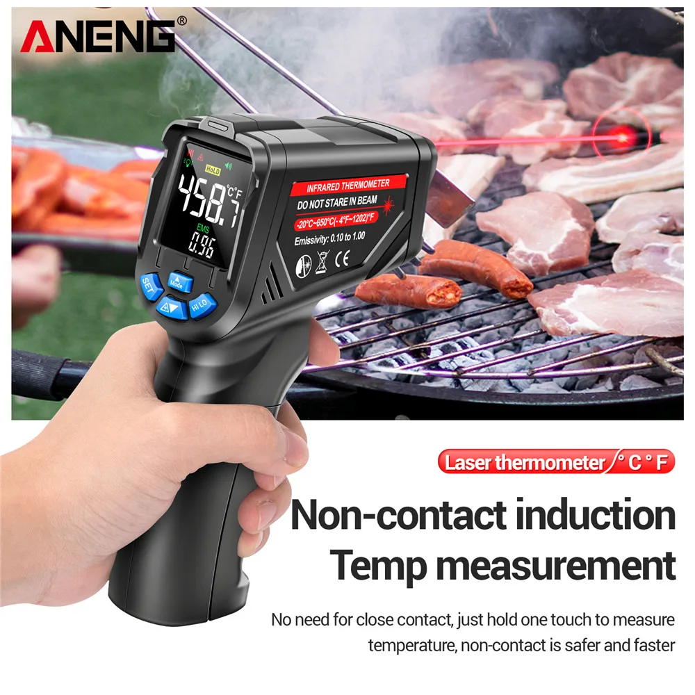 Industrial Laser Thermometer Gun - Testeur de température pour tubes de