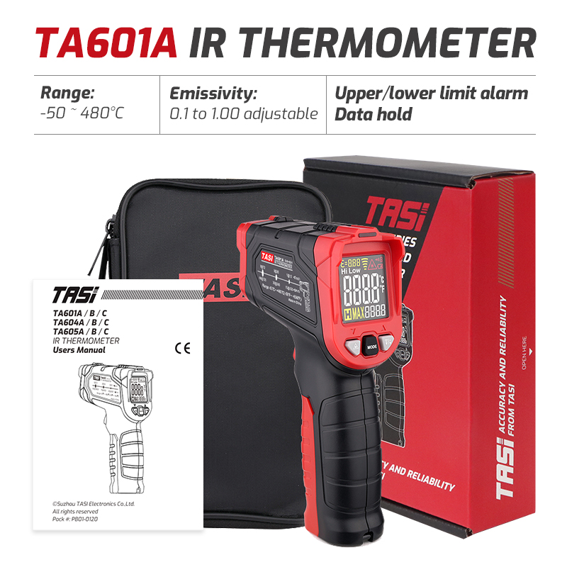 Thermomètre infrarouge TA601A  - Industrial Laser Thermometer Gun avis et prix