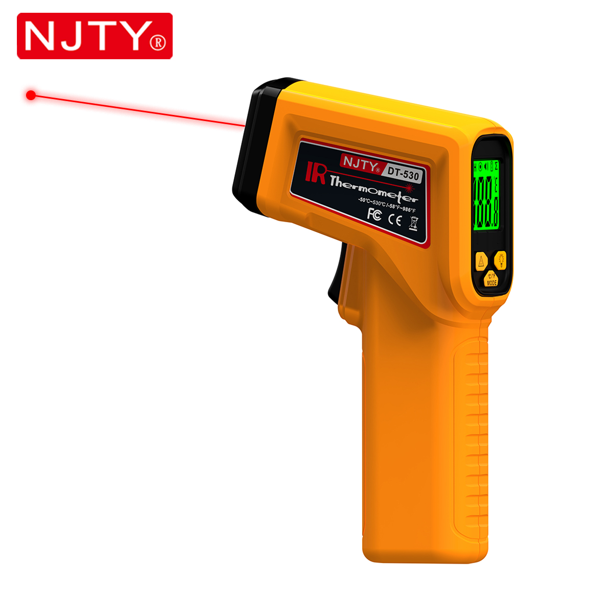 NJTY – thermomètre infrarouge  - Industrial Laser Thermometer Gun avis et prix