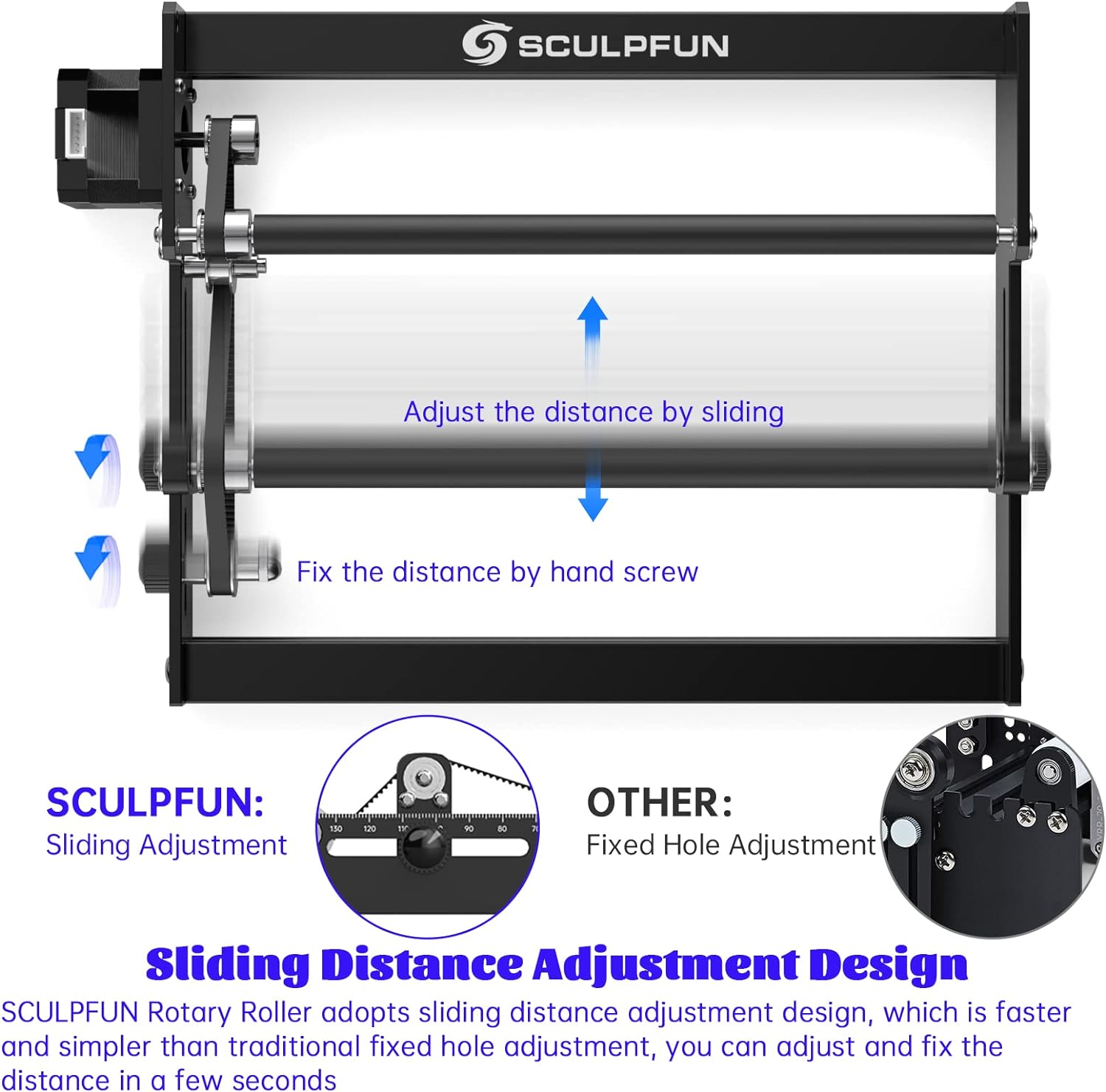 SCULPFUN Laser rouleau rotatif - Rotary Axis Laser Engraver avis et prix
