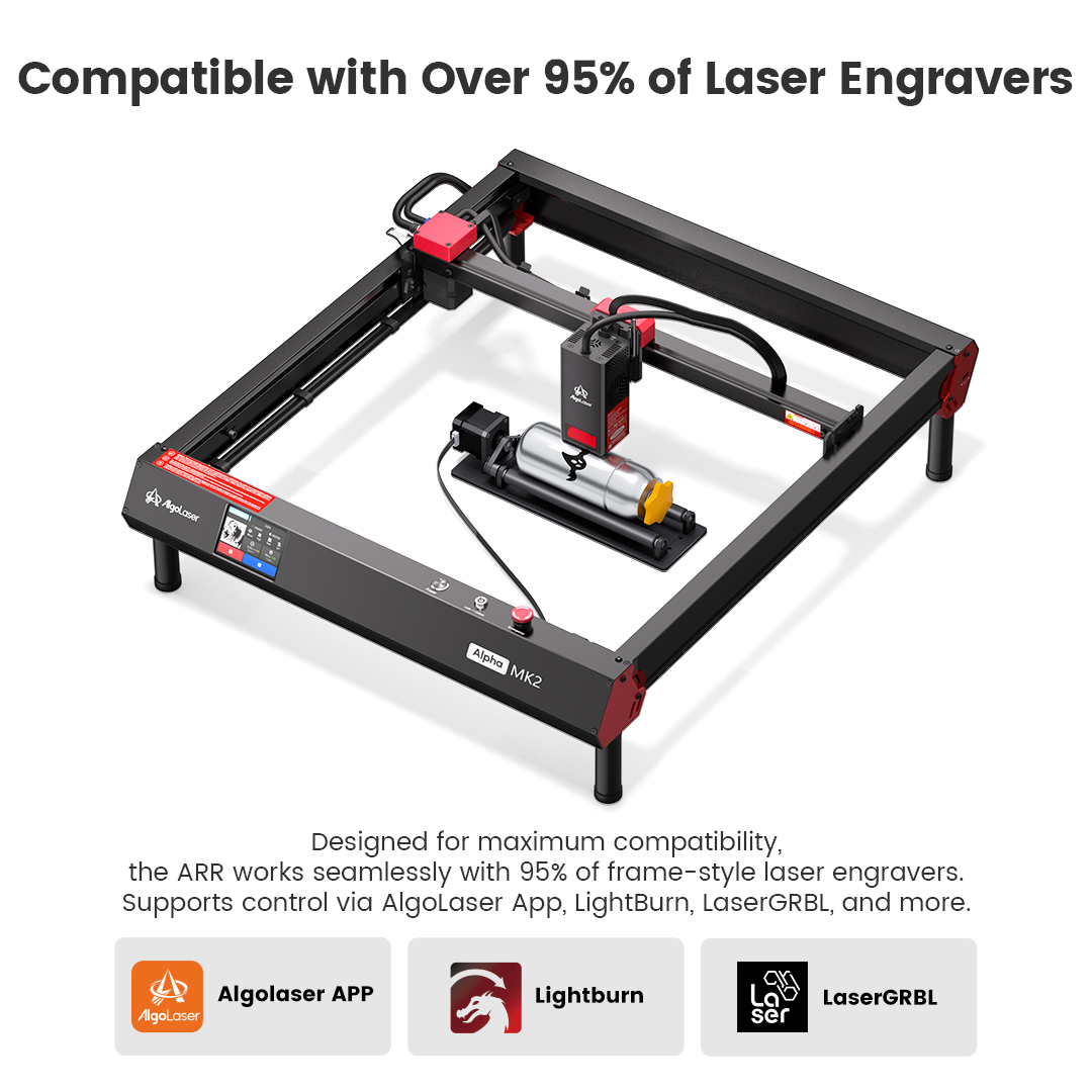 Rouleau rotatif AlgoLaser 360  - Rotary Axis Laser Engraver avis et prix