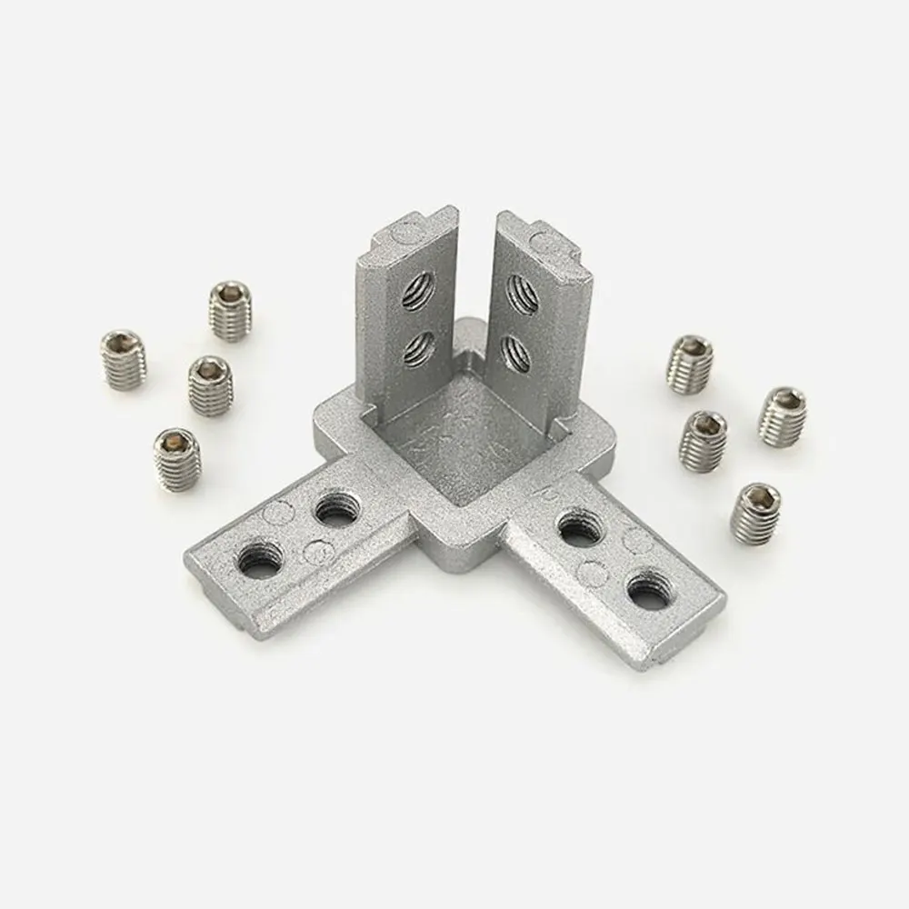 Connecteur d'angle à 3 voies E - Aluminum T-Slot Profile avis et prix