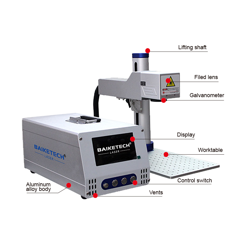 Machine de marquage laser fibr - Industrial Laser Engraver For Metal avis et prix