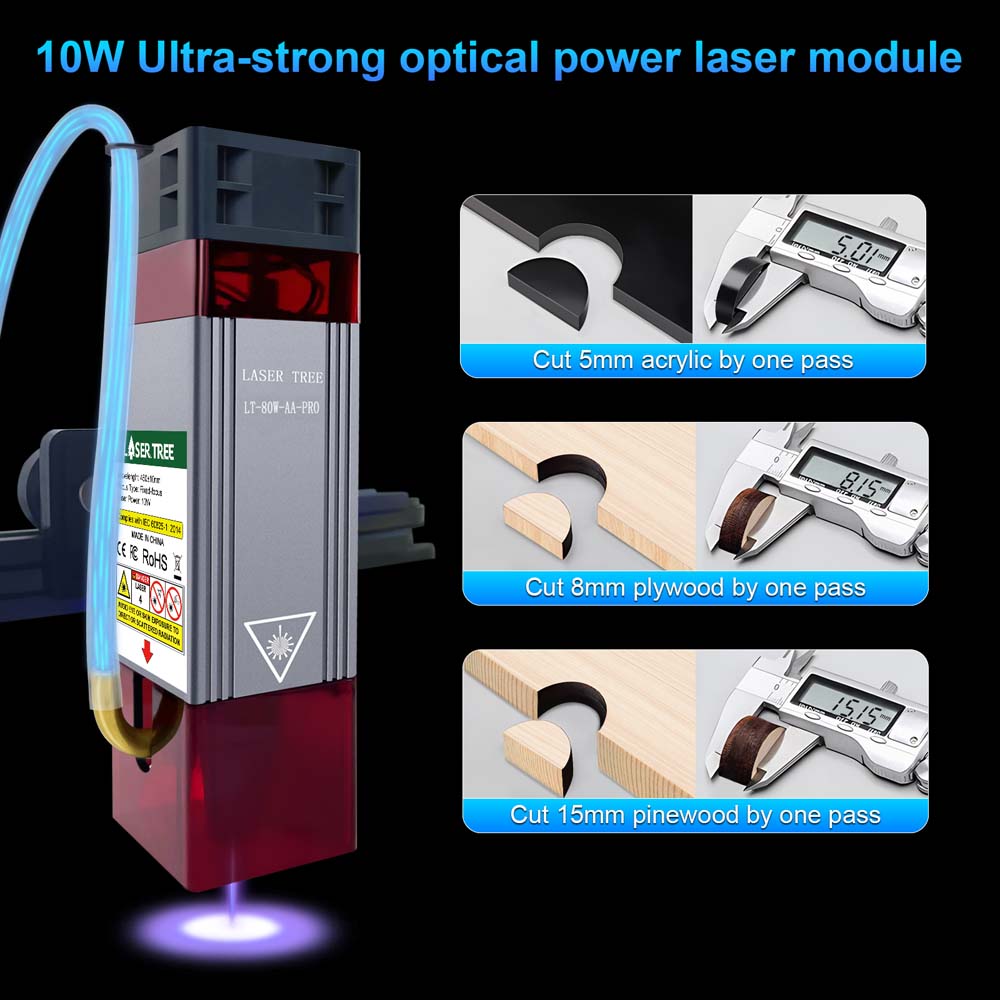 Module laser LASER TREE 20w 40 - Metal Laser Cutter Head avis et prix