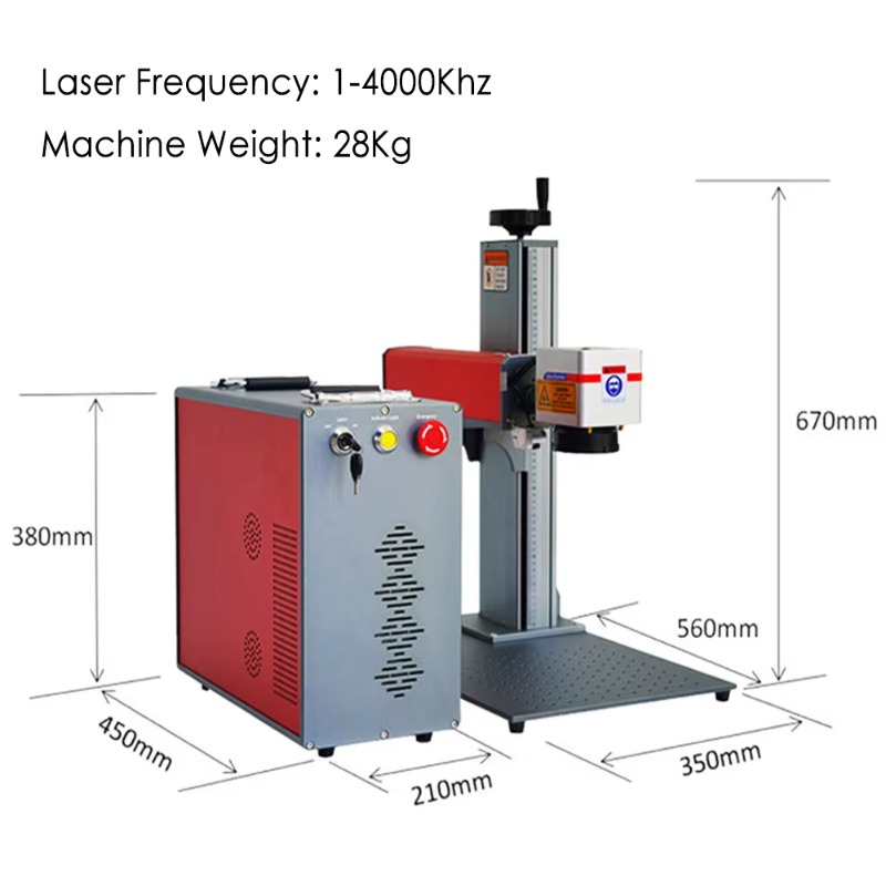 Marqueur laser à fibre portabl - Industrial Laser Engraver For Metal avis et prix