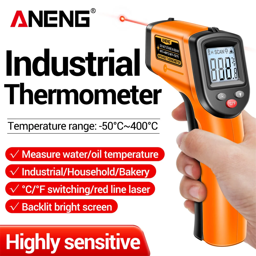 Thermomètre infrarouge numériq - Industrial Laser Thermometer Gun avis et prix