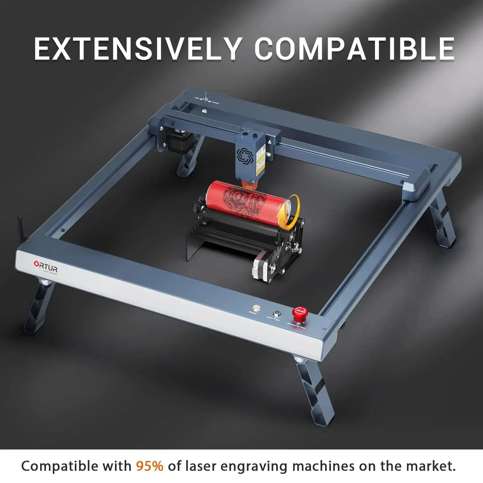 ORTUR – outils à rouleaux rota - Rotary Axis Laser Engraver avis et prix