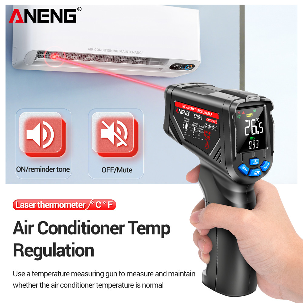 Thermomètre infrarouge numériq - Industrial Laser Thermometer Gun avis et prix